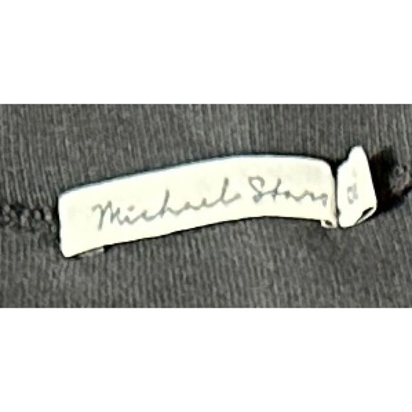 Michael Stars Dark Gray Button Front Longsleeve Top Fits like Size Small - Picture 5 of 5